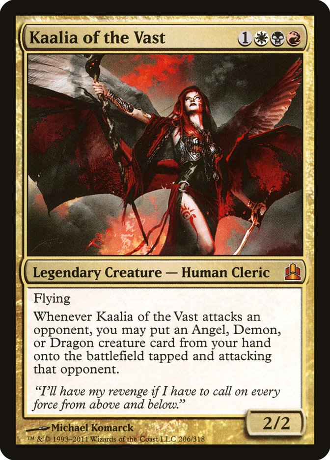 Kaalia of the Vast [Commander 2011] | Gamers Paradise