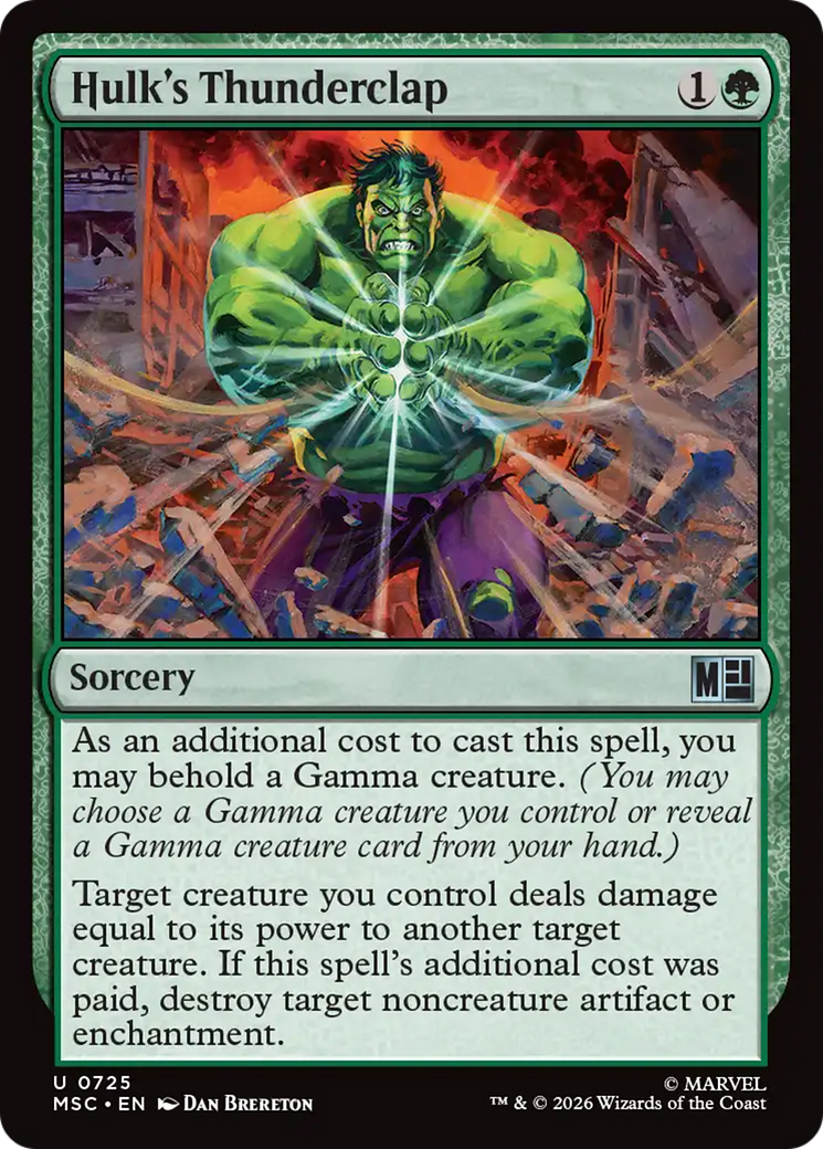 Hulk's Thunderclap [Marvel Super Heroes Commander] | Gamers Paradise