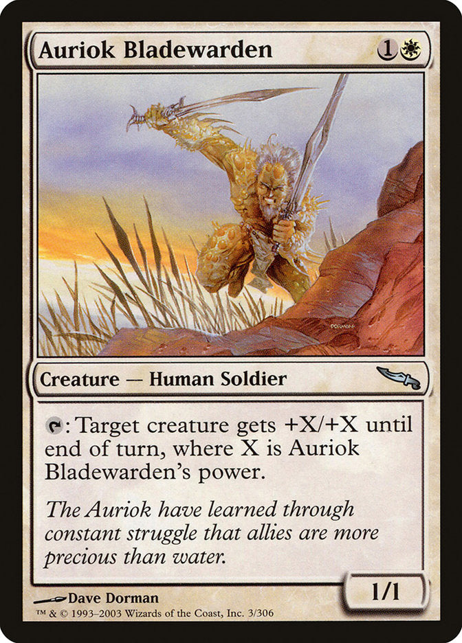 Auriok Bladewarden [Mirrodin] | Gamers Paradise
