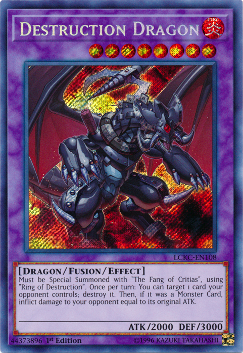 Destruction Dragon [LCKC-EN108] Secret Rare | Gamers Paradise