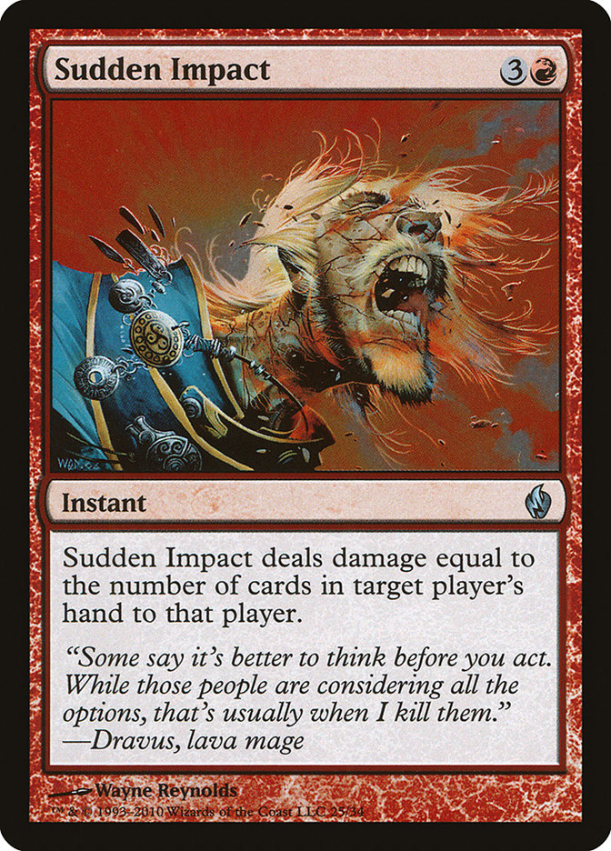 Sudden Impact [Premium Deck Series: Fire and Lightning] | Gamers Paradise