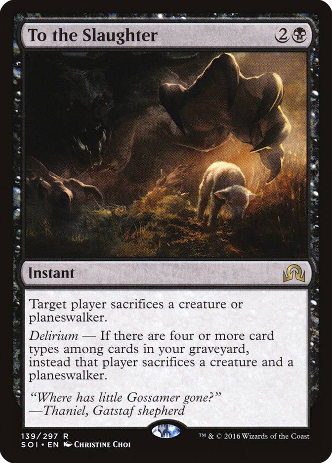 To the Slaughter [Shadows over Innistrad] | Gamers Paradise