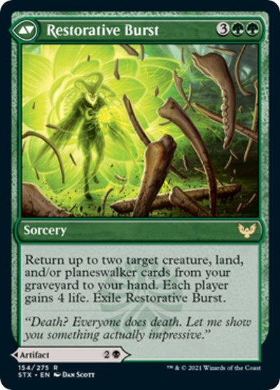 Pestilent Cauldron // Restorative Burst [Strixhaven: School of Mages Prerelease Promos] | Gamers Paradise
