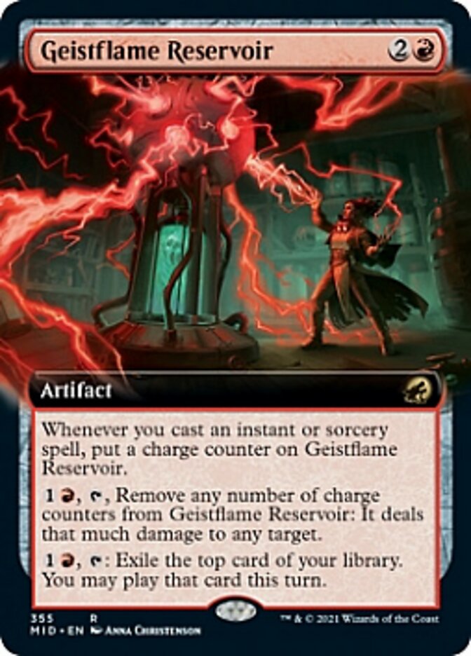Geistflame Reservoir (Extended Art) [Innistrad: Midnight Hunt] | Gamers Paradise