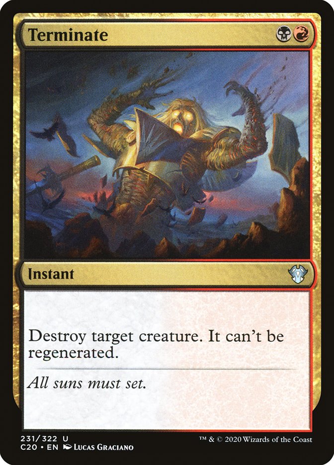 Terminate [Commander 2020] | Gamers Paradise