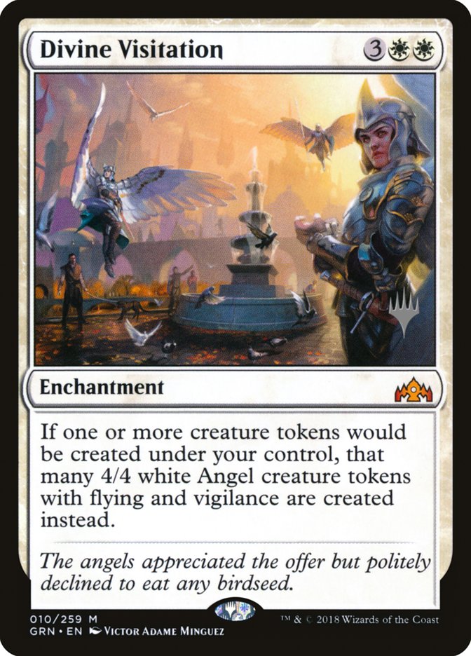 Divine Visitation (Promo Pack) [Guilds of Ravnica Promos] | Gamers Paradise