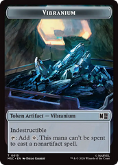 Beast // Vibranium Double-Sided Token [Marvel Super Heroes Commander Tokens] | Gamers Paradise