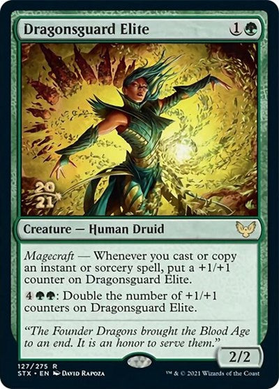 Dragonsguard Elite [Strixhaven: School of Mages Prerelease Promos] | Gamers Paradise
