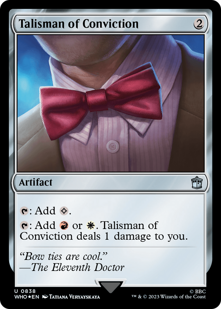 Talisman of Conviction (Surge Foil) [Doctor Who] | Gamers Paradise