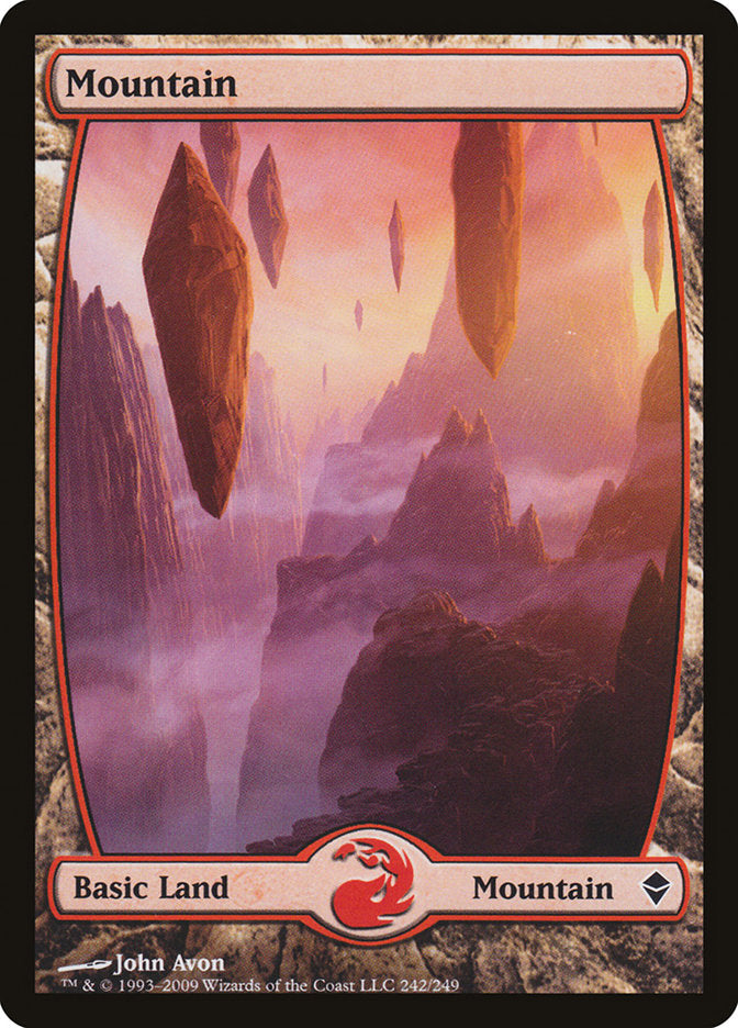 Mountain (242) [Zendikar] | Gamers Paradise