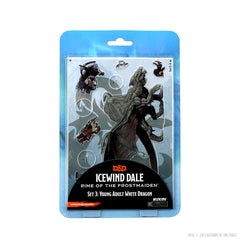 D&D IDOLS OF THE REALMS: ICEWIND DALE RIME OF THE FROSTMAIDEN - YOUNG ADULT WHITE DRAGON - 2D SET | Gamers Paradise