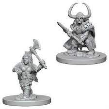 D&D NOLZUR'S MARVELOUS MINIATURES: FEMALE DWARF BARBARIAN | Gamers Paradise