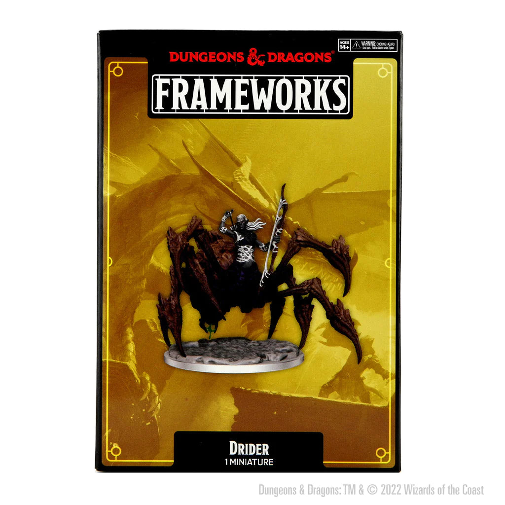 D&D FRAMEWORKS: DRIDER - UNPAINTED AND UNASSEMBLED | Gamers Paradise