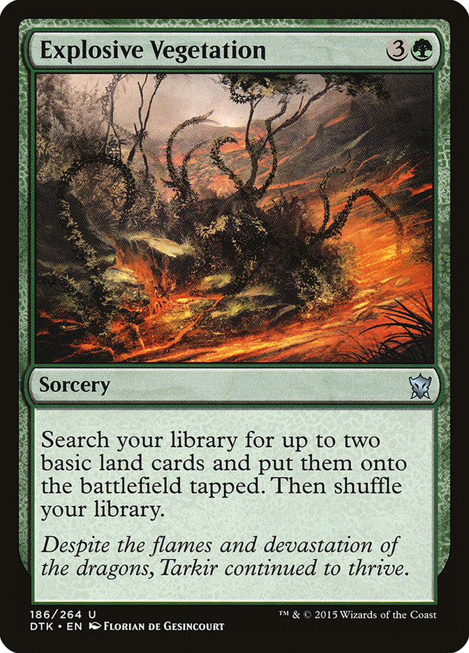 Explosive Vegetation [Dragons of Tarkir] | Gamers Paradise