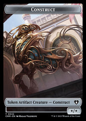 Elemental (0026) // Construct (0042) Double-Sided Token [Commander Masters Tokens] | Gamers Paradise