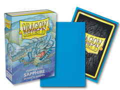 Dragon Shield: Japanese Size 60ct Sleeves - Sapphire (Matte) | Gamers Paradise