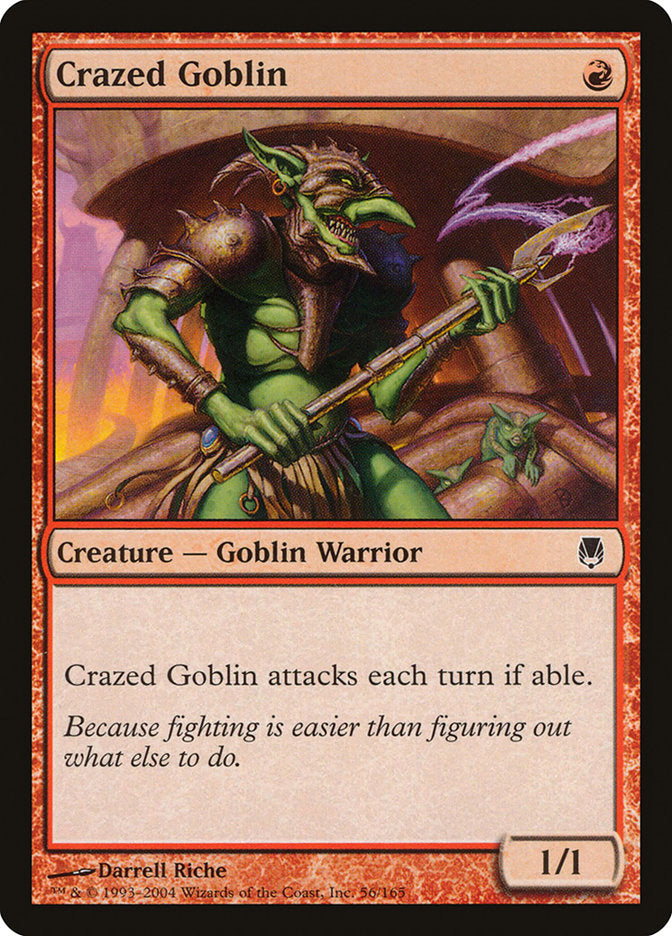 Crazed Goblin [Darksteel] | Gamers Paradise