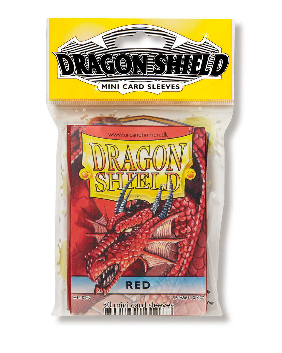 Dragon Shield: Japanese Size 50ct Sleeves - Red (Classic) | Gamers Paradise