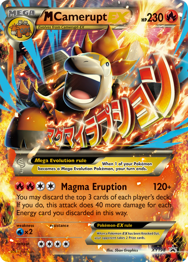 M Camerupt EX (XY198) [XY: Black Star Promos] | Gamers Paradise