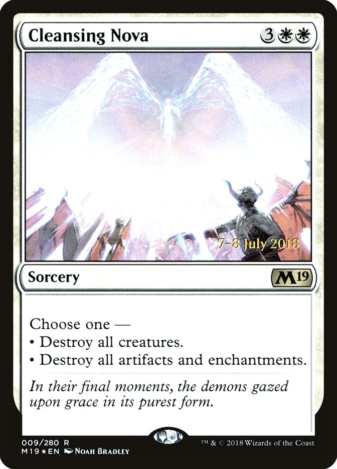 Cleansing Nova [Core Set 2019 Prerelease Promos] | Gamers Paradise