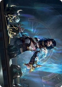 Halvar, God of Battle Art Card (Gold-Stamped Signature) [Kaldheim Art Series] | Gamers Paradise