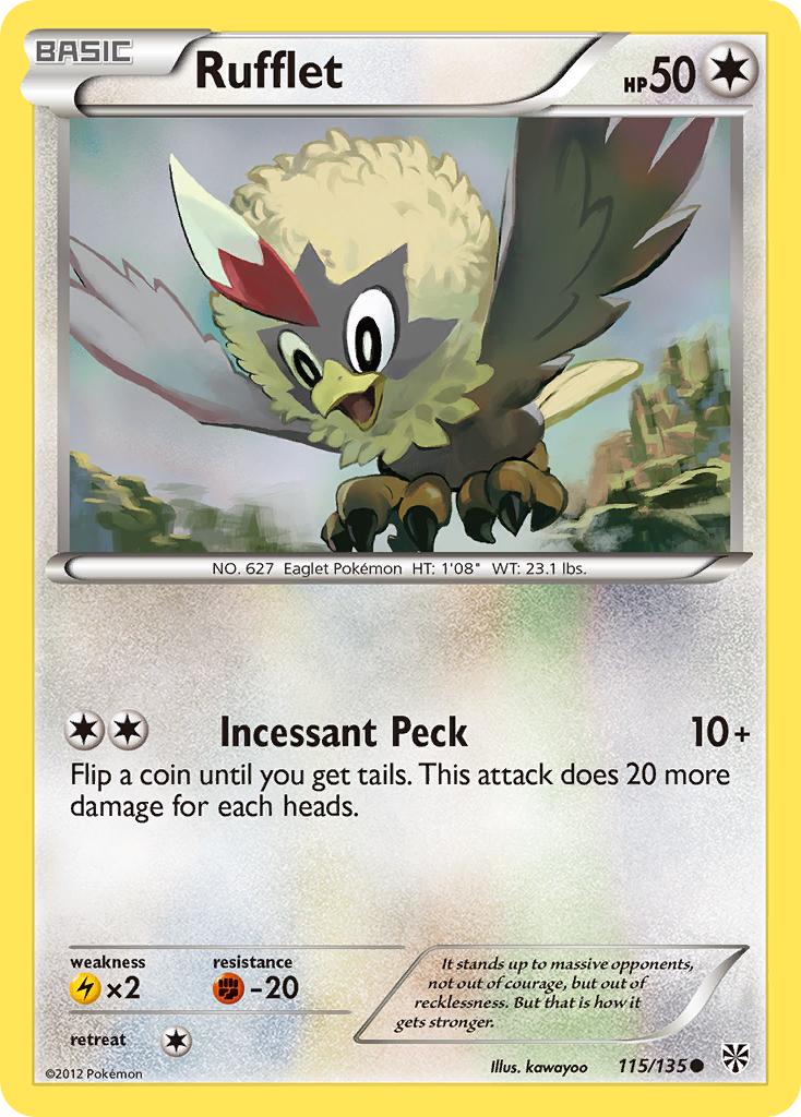 Rufflet (115/135) [Black & White: Plasma Storm] | Gamers Paradise