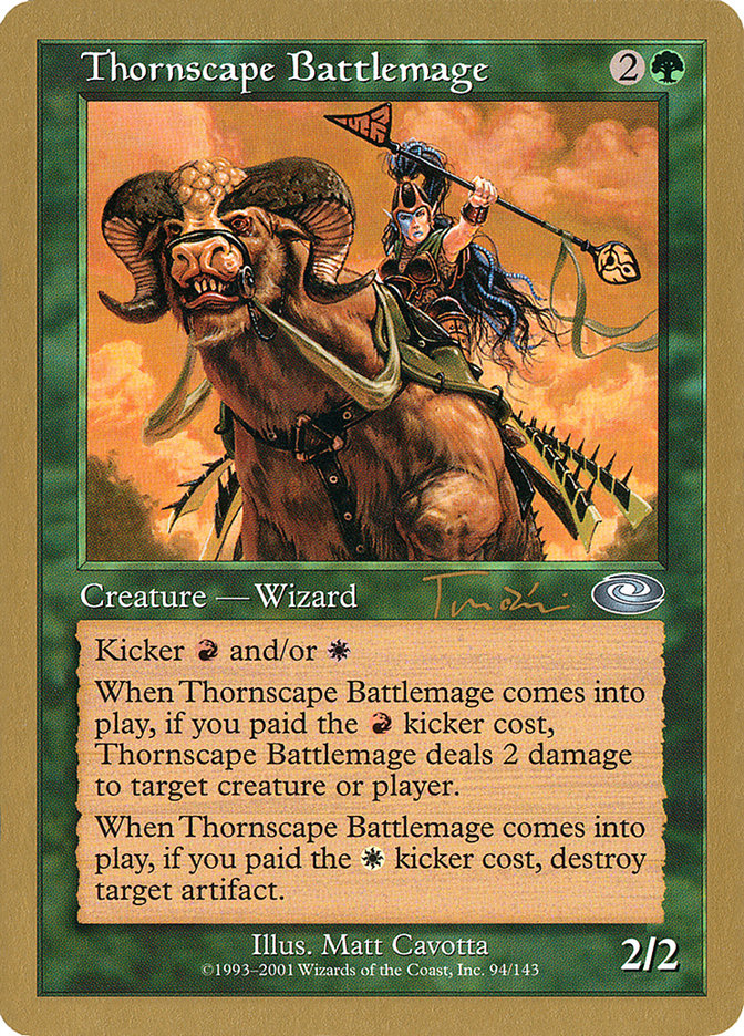 Thornscape Battlemage (Jan Tomcani) [World Championship Decks 2001] | Gamers Paradise
