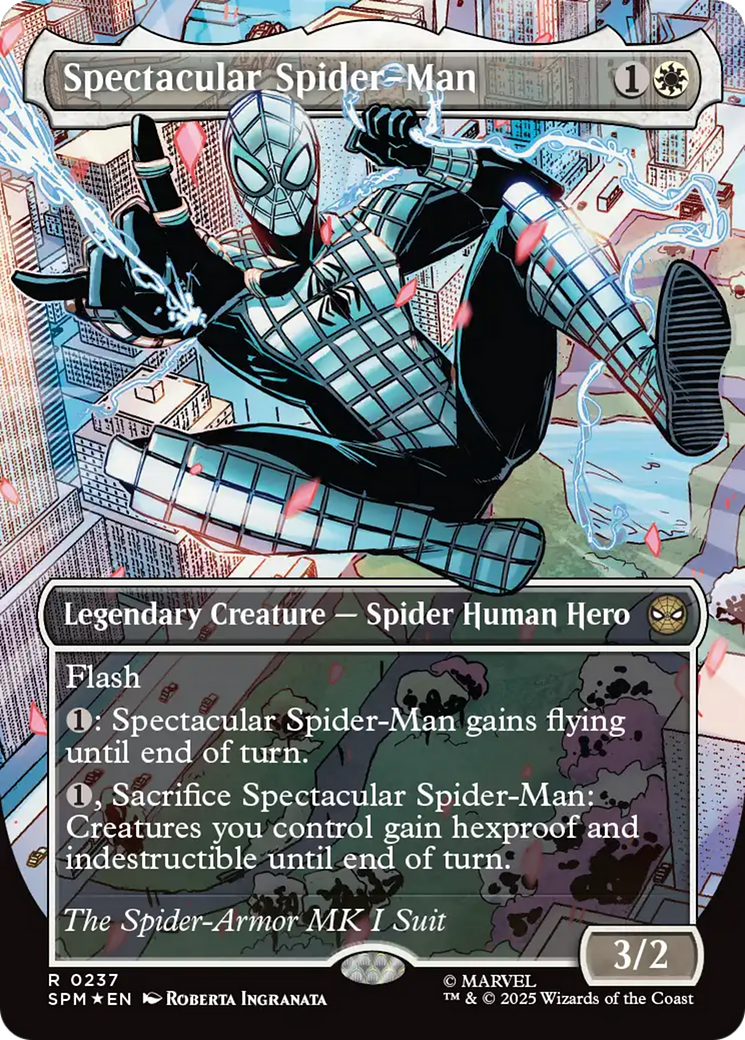 Spectacular Spider-Man (0237) (Borderless) (Textured Foil) [Marvel's Spider-Man] | Gamers Paradise