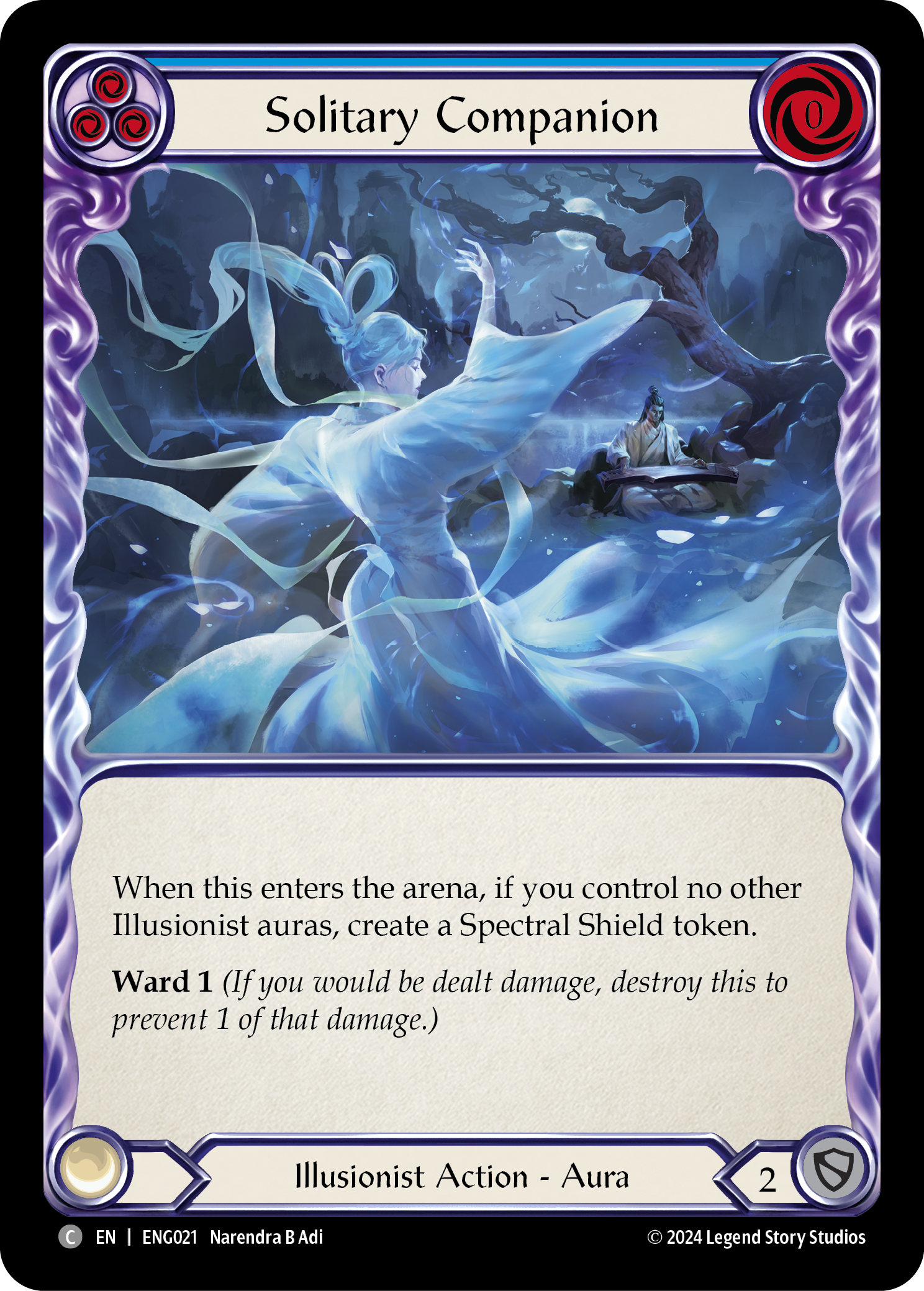Solitary Companion [ENG021] (Part the Mistveil Enigma Blitz Deck) | Gamers Paradise