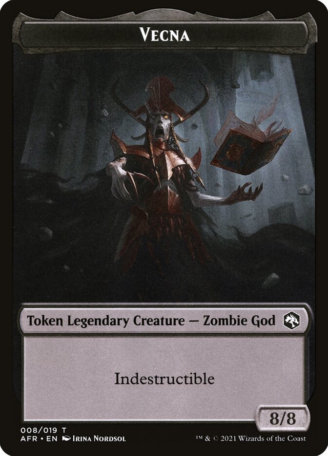 Spider // Vecna Double-Sided Token [Dungeons & Dragons: Adventures in the Forgotten Realms Tokens] | Gamers Paradise