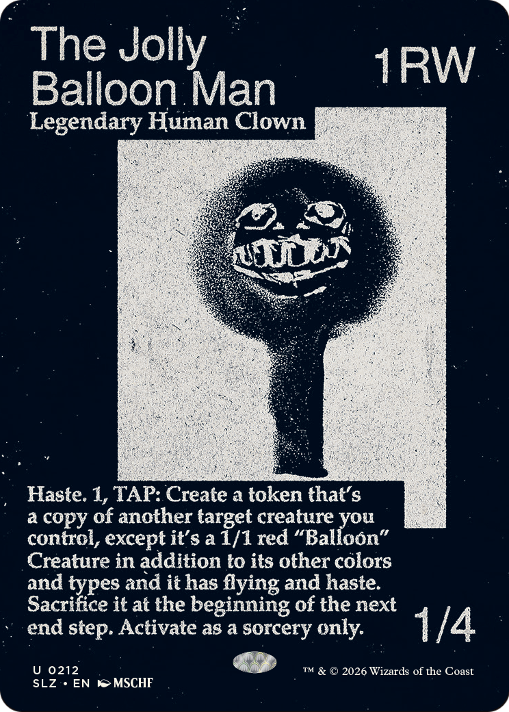 The Jolly Balloon Man (0212) [Secret Lair x MSCHF: The Zeta Set] | Gamers Paradise
