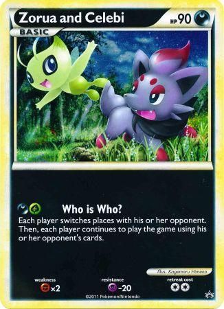 Zorua and Celebi (Jumbo Card) [Miscellaneous Cards] | Gamers Paradise