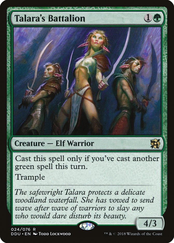 Talara's Battalion [Duel Decks: Elves vs. Inventors] | Gamers Paradise