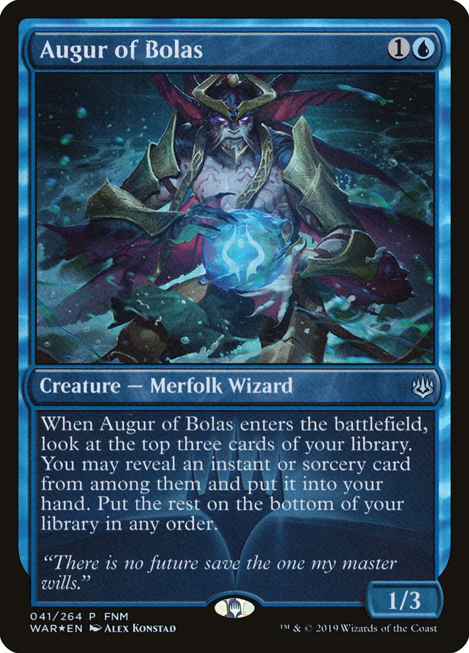 Augur of Bolas (FNM) [War of the Spark Promos] | Gamers Paradise