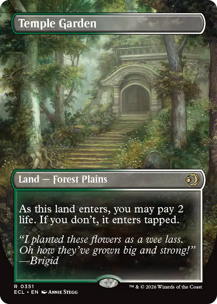 Temple Garden (Borderless) [Lorwyn Eclipsed] | Gamers Paradise