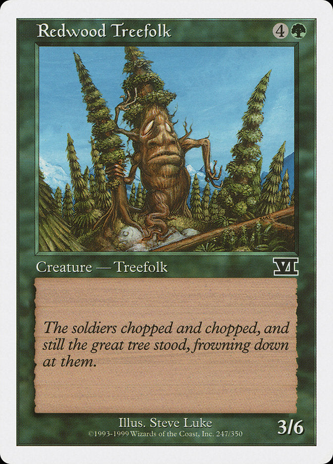 Redwood Treefolk [Classic Sixth Edition] | Gamers Paradise