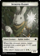 Wall // Intrepid Rabbit Double-Sided Token [Bloomburrow Tokens] | Gamers Paradise