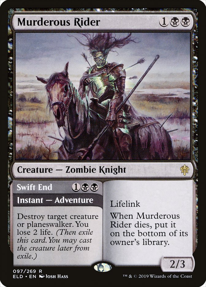 Murderous Rider // Swift End [Throne of Eldraine] | Gamers Paradise