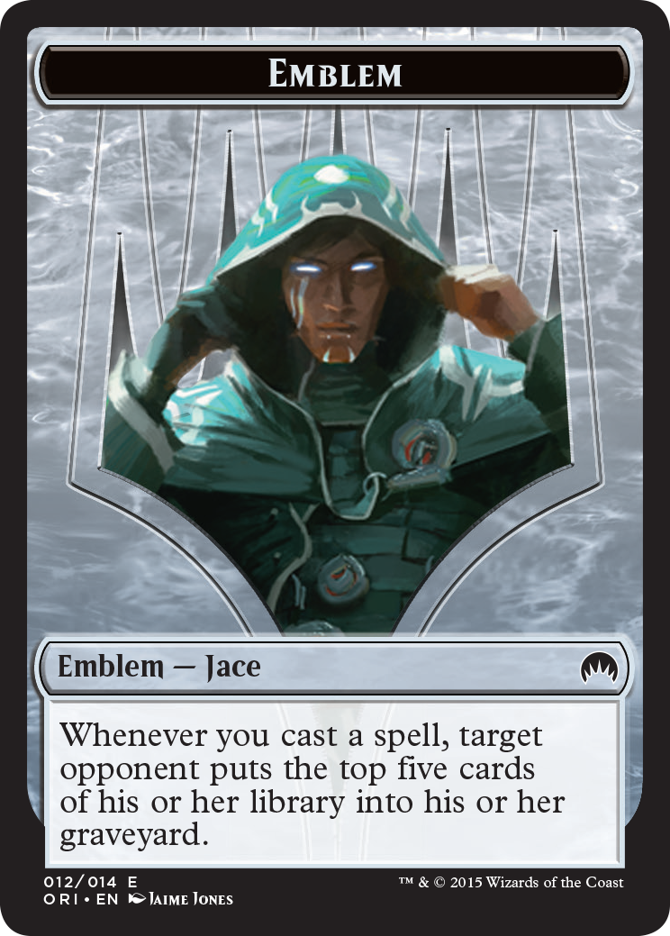 Pest // Jace, Telepath Unbound Emblem Double-Sided Token [Secret Lair: From Cute to Brute Tokens] | Gamers Paradise