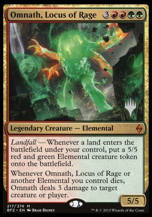 Omnath, Locus of Rage (Promo Pack) [Battle for Zendikar Promos] | Gamers Paradise