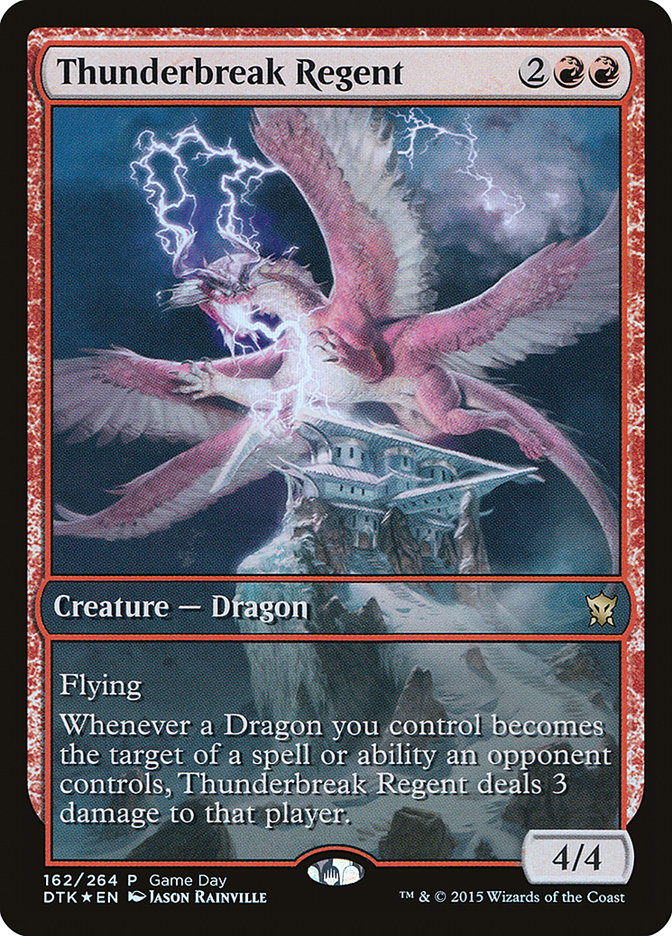 Thunderbreak Regent (Game Day) [Dragons of Tarkir Promos] | Gamers Paradise
