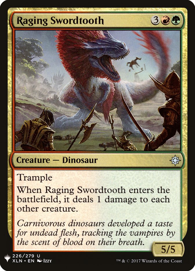 Raging Swordtooth [Mystery Booster] | Gamers Paradise