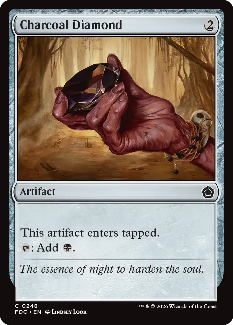 Charcoal Diamond [Foundations Commander] | Gamers Paradise
