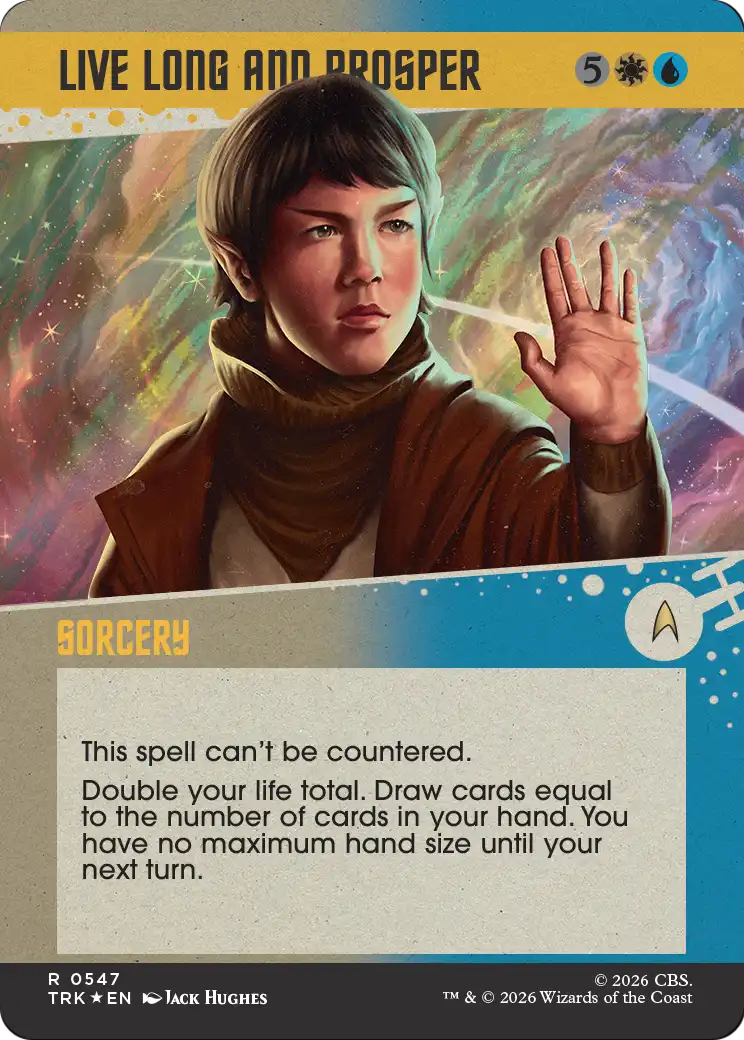 Live Long and Prosper (Showcase) (Surge Foil) [Star Trek] | Gamers Paradise