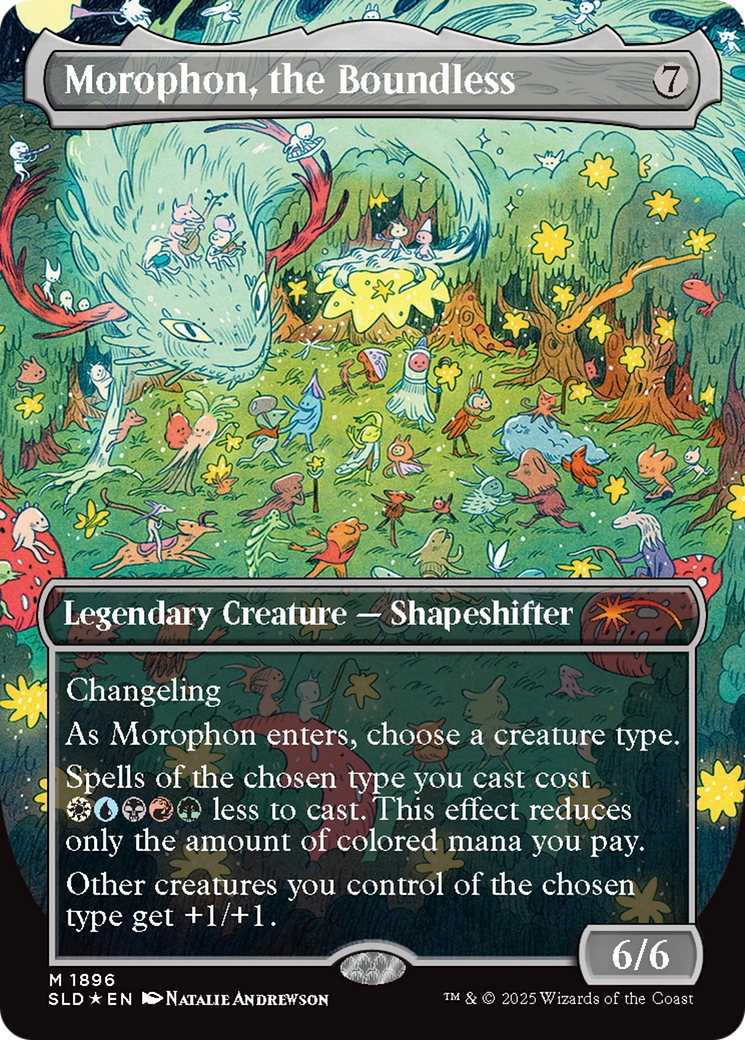 Morophon, the Boundless (Display Commander) - Thick Stock (Double Rainbow Foil) [Secret Lair Drop Series] | Gamers Paradise