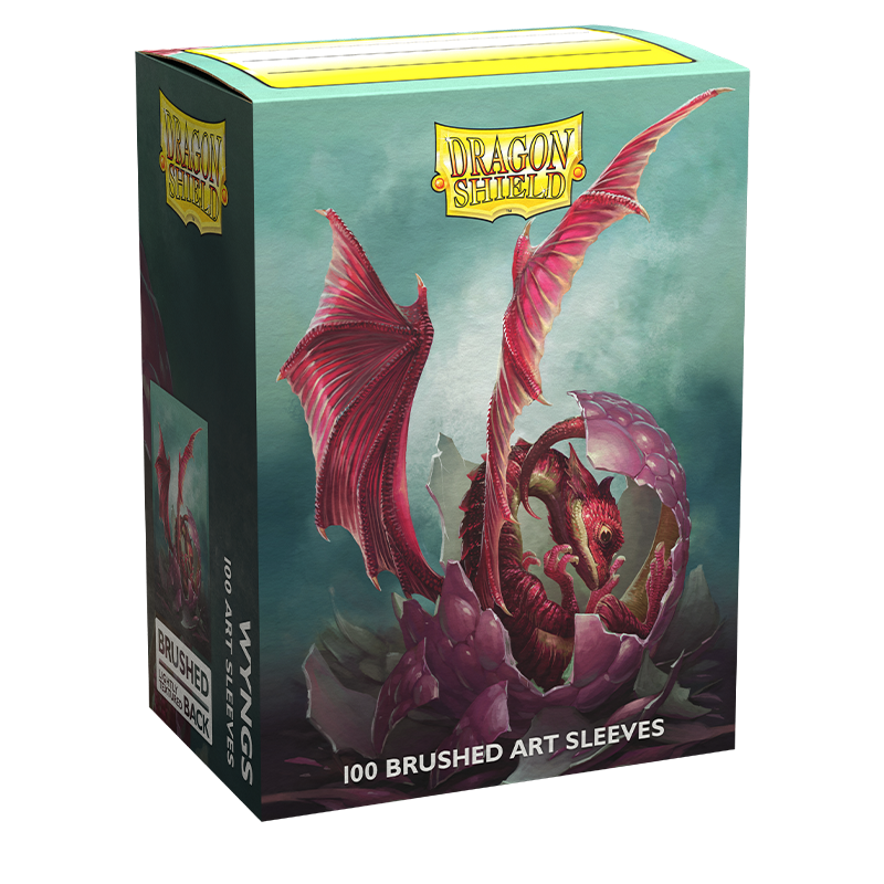 Dragon Shield: Standard 100ct Brushed Art Sleeves - Wyngs | Gamers Paradise