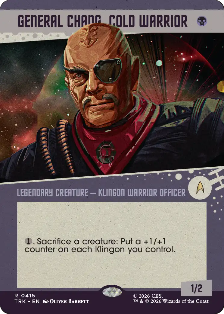 General Chang, Cold Warrior (0415) (Showcase) [Star Trek] | Gamers Paradise