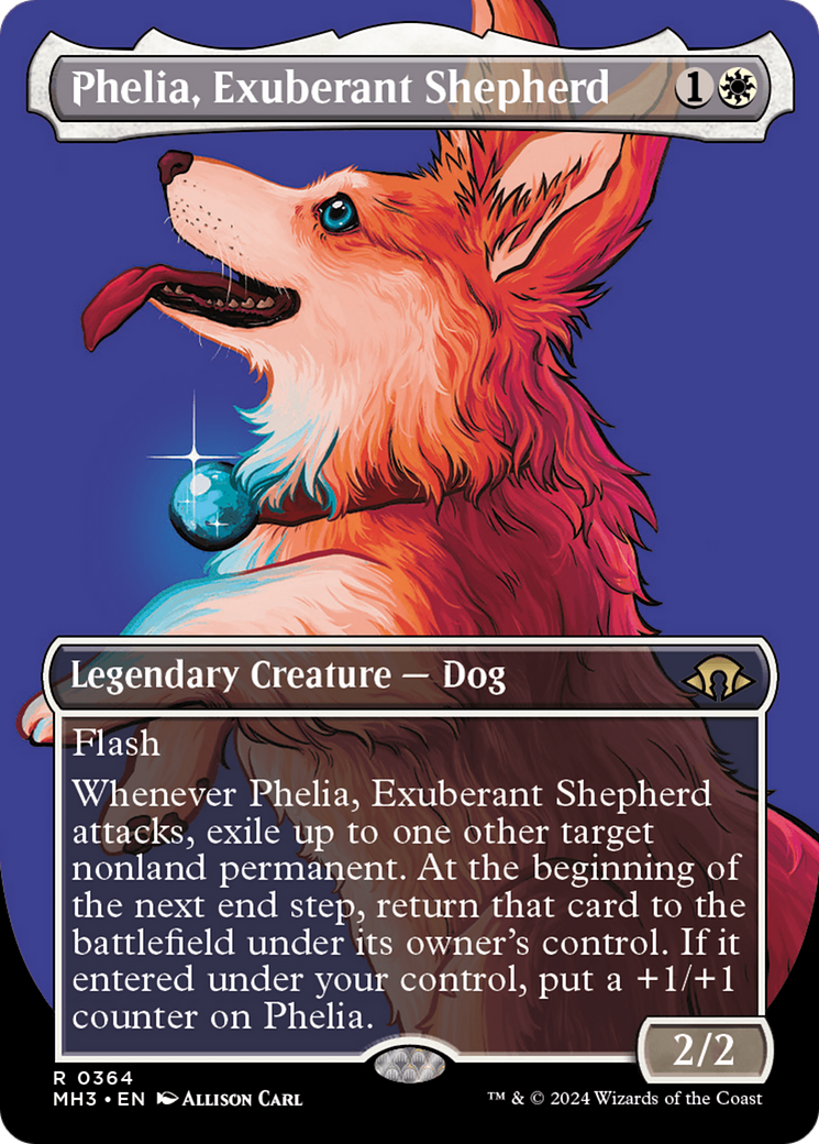 Phelia, Exuberant Shepherd (Borderless) [Modern Horizons 3] | Gamers Paradise