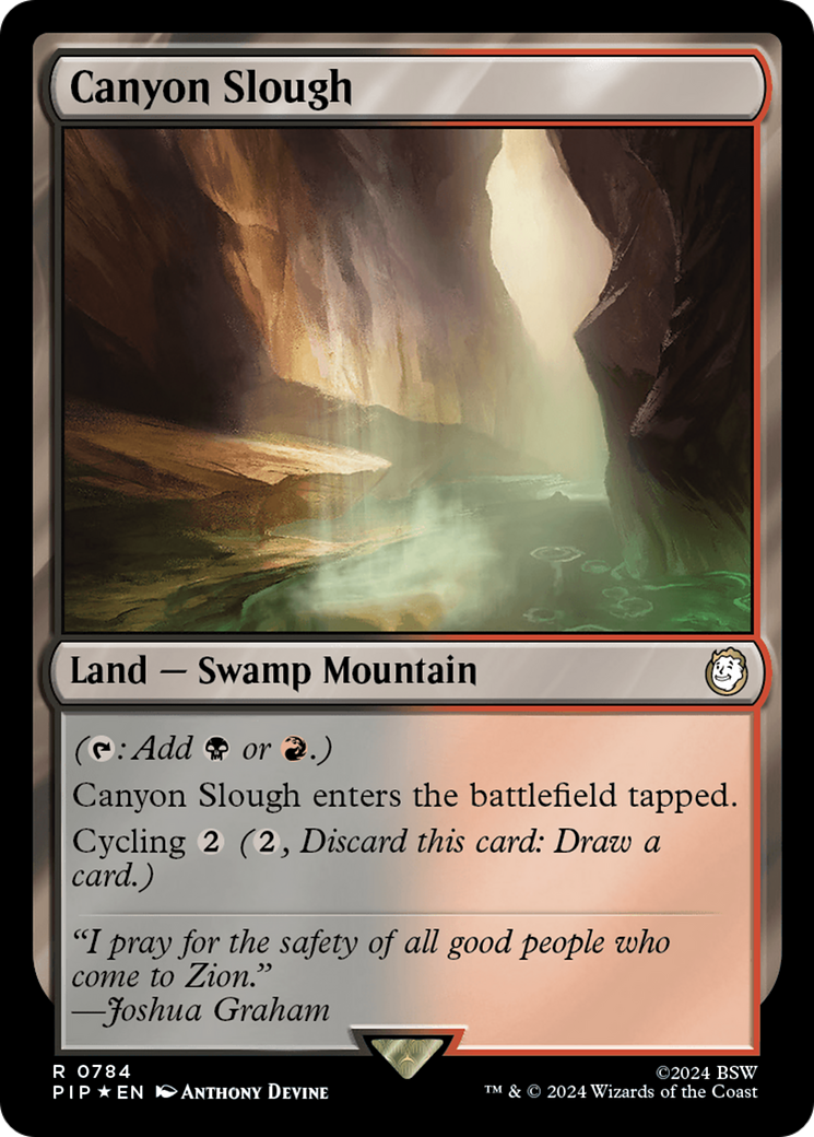 Canyon Slough (Surge Foil) [Fallout] | Gamers Paradise