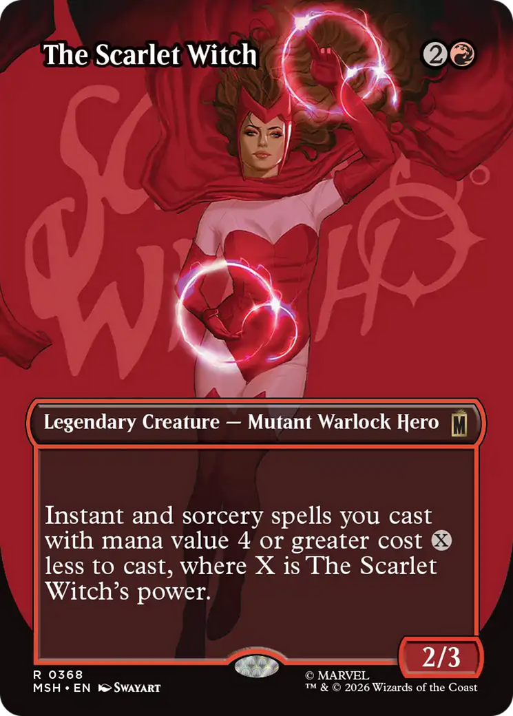 The Scarlet Witch (Borderless) [Marvel Super Heroes] | Gamers Paradise